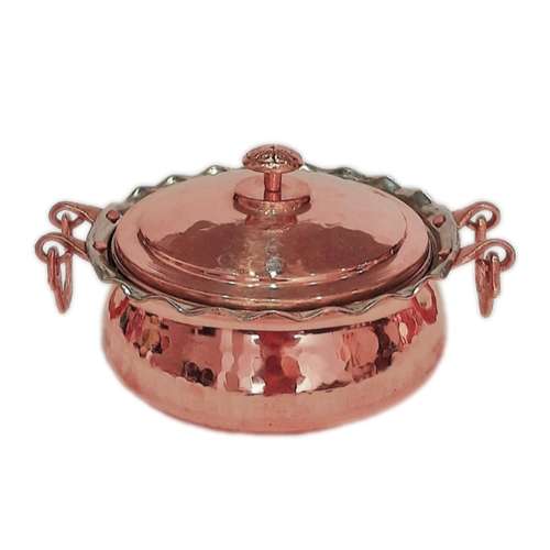 ماهیتابه مسی مدل میخک کد M_13