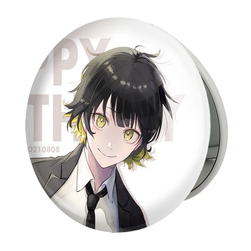 آینه جیبی خندالو طرح مگورو انیمه بلو لاک Blue Lock مدل تاشو کد 24381 