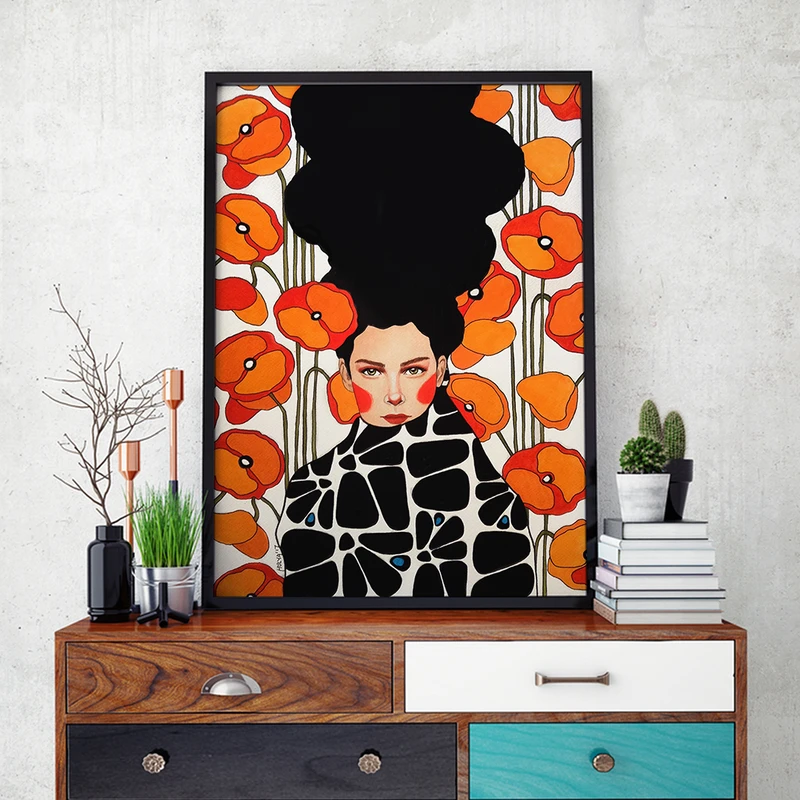 تابلو سالی وود مدل هیچ چیز جز نامشان کد T300131