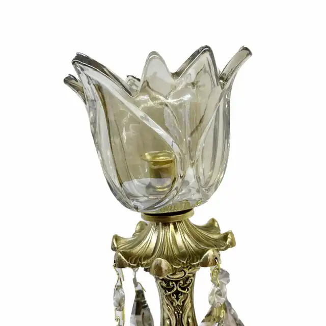 جاشمعی برنجی مدل پایه نخل102813