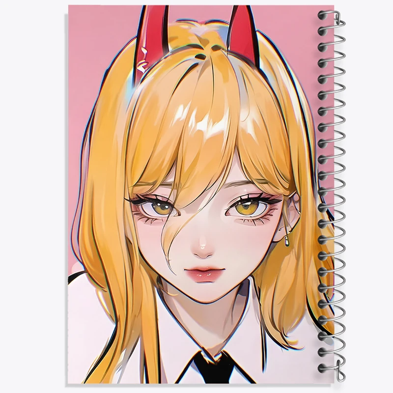 دفتر مشق 100 برگ خندالو طرح انیمه مرد اره ای کد N4260