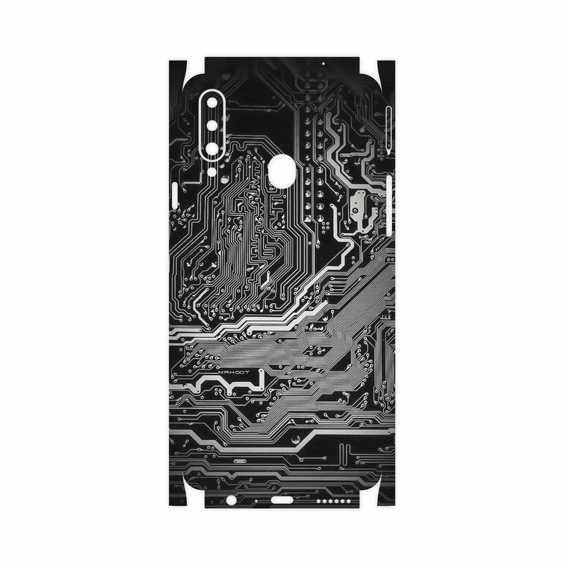 برچسب پوششی ماهوت مدل Black Printed Circuit Board-FullSkin مناسب برای گوشی موبایل سامسونگ Galaxy A20s
