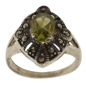 انگشتر نقره زنانه سلین کالا مدل زبرجد ce-As063