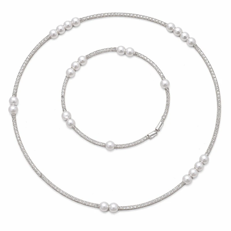 نیم ست زنانه مدل مرواریدی