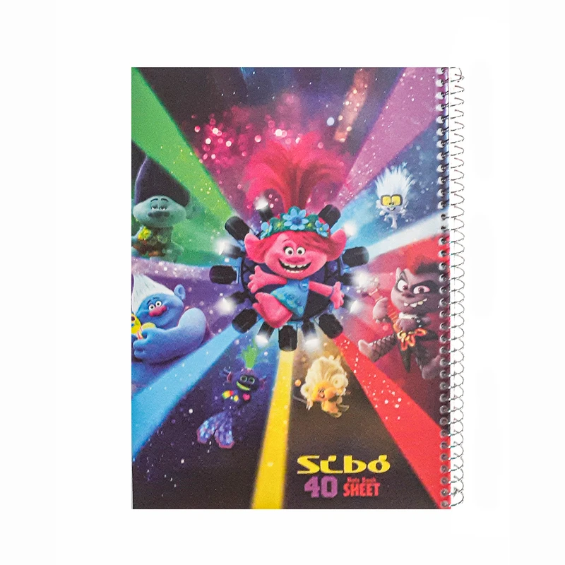 دفتر مشق 40 برگ سیبو مدل فانتزی طرح ترول کد S2-96