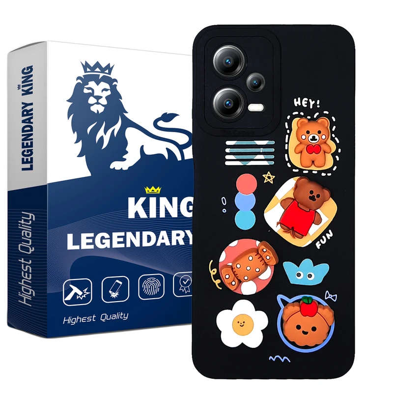  کاور لاین کینگ مدل fanteziBlack مناسب برای گوشی موبایل شیائومی Redmi Note 12 5G / POCO X5 5G