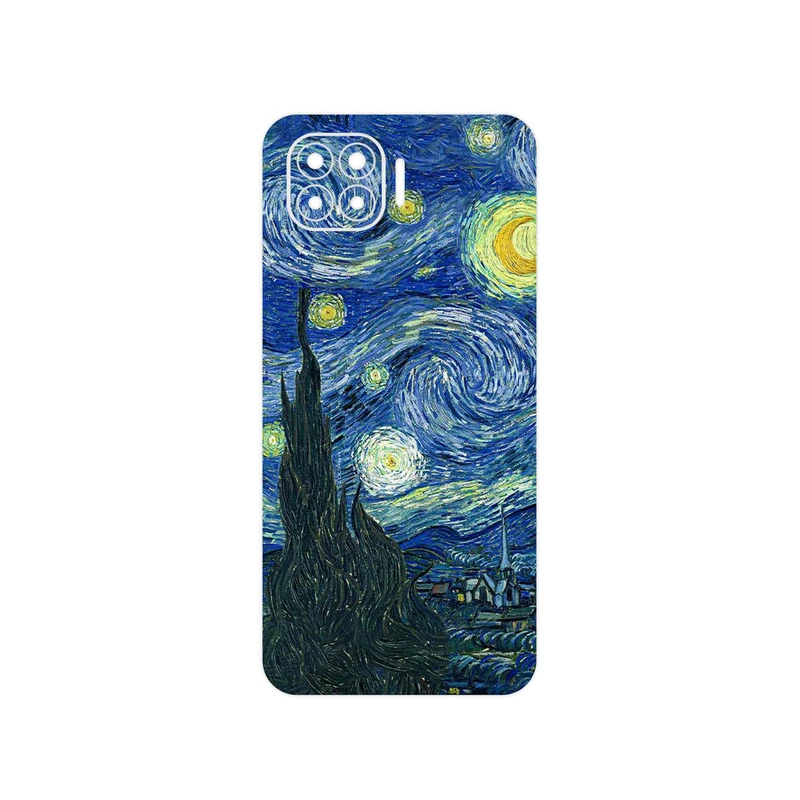 برچسب پوششی ماهوت مدل The Starry Night of van Gogh مناسب برای گوشی موبایل اپو A93