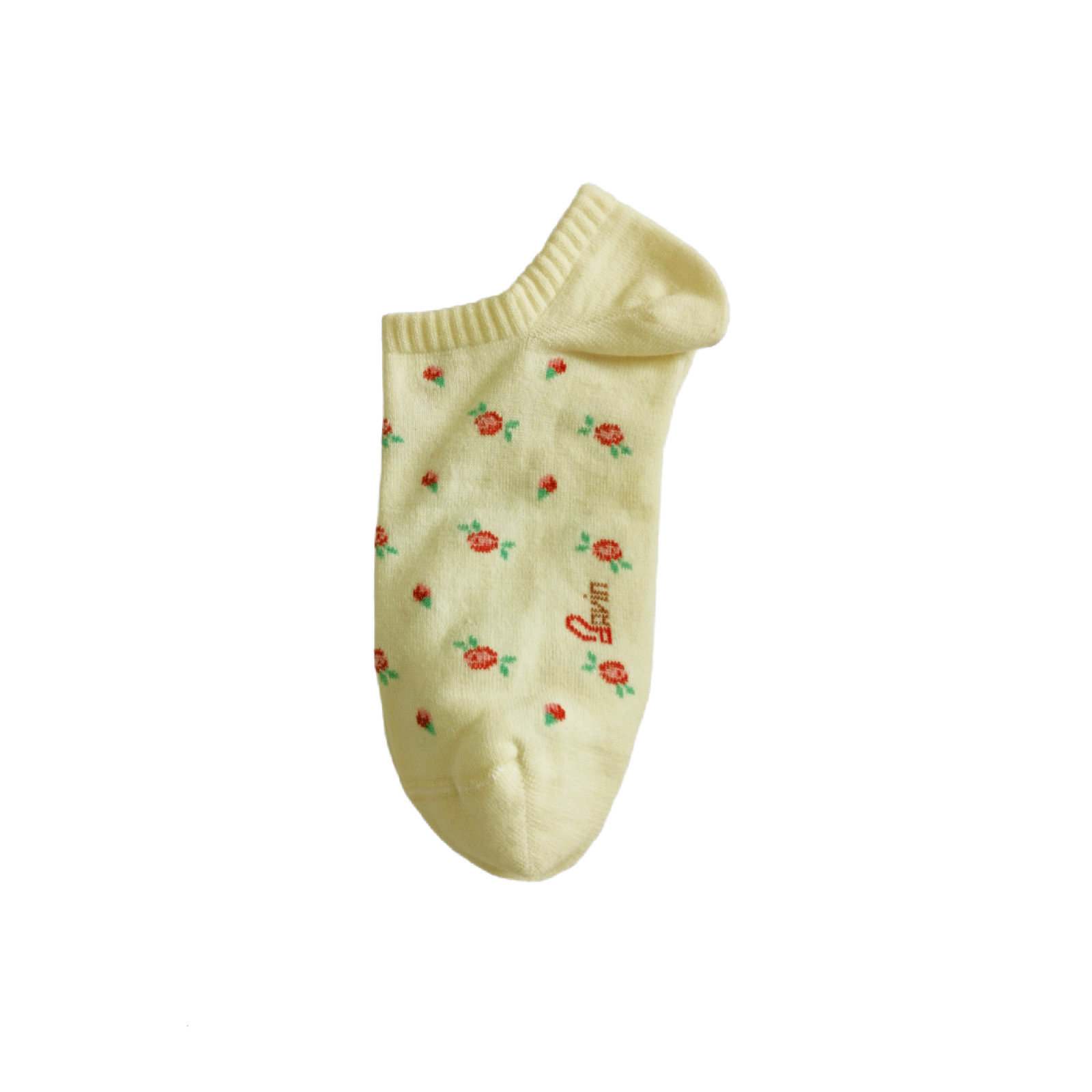 جوراب دخترانه پاوین مدل گل دار کد KE-01