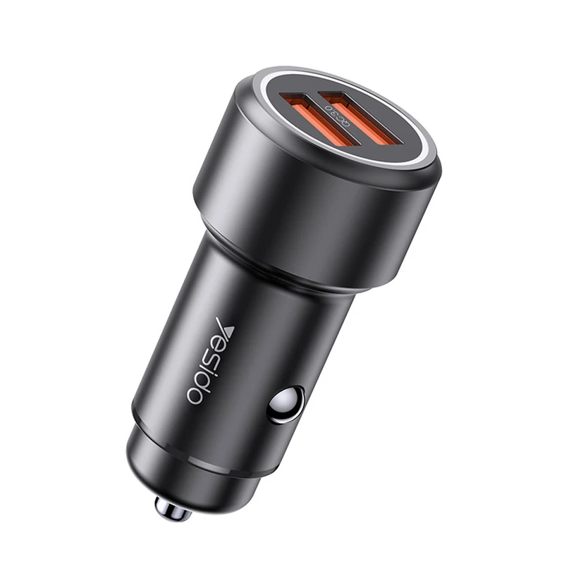 شارژر فندکی یسیدو مدل Yesido Y43 Car Charger