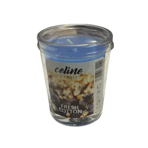 شمع لیوانی سلین کندل مدل Fresh cotton