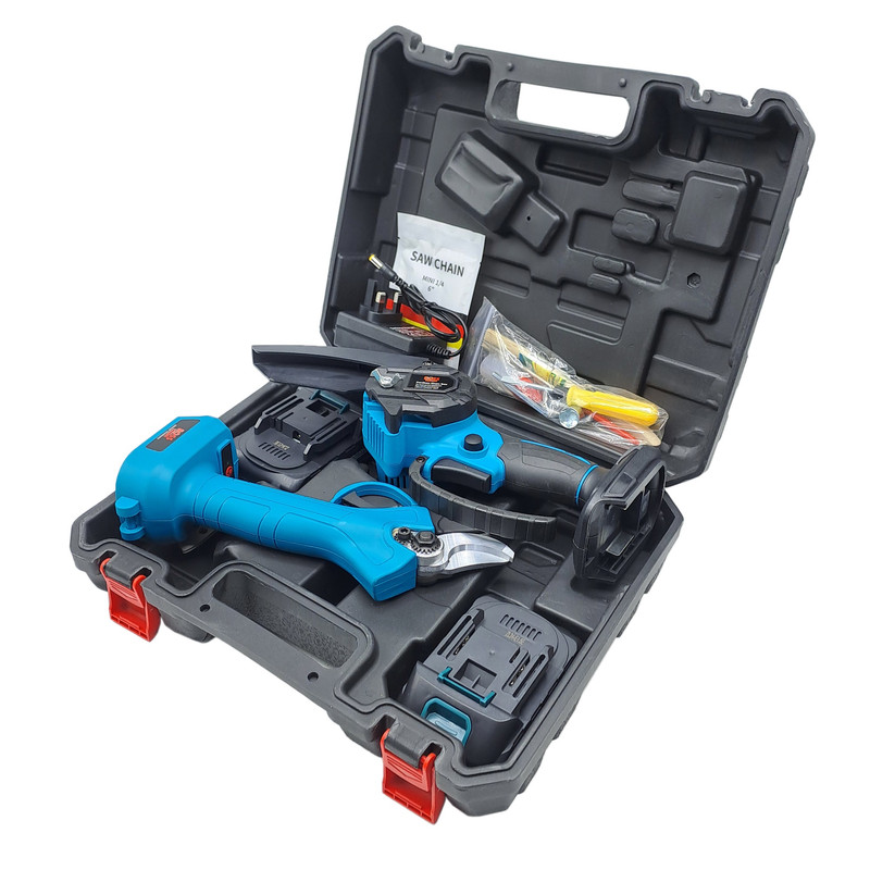 اره زنجیری شارژی و قیچی شارژی باس مدل LIFE_STYLE اره زنجیری شارژی و قیچی شارژی باس مدل LIFE_STYLE