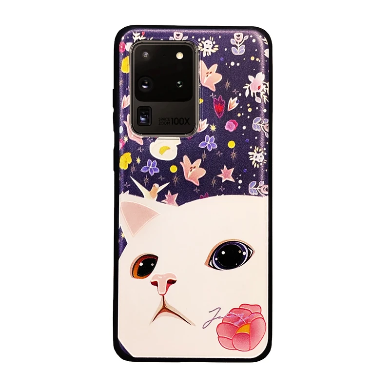 کاور مدل گربه کد 03 مناسب برای گوشی موبایل سامسونگ Galaxy S20 Ultra