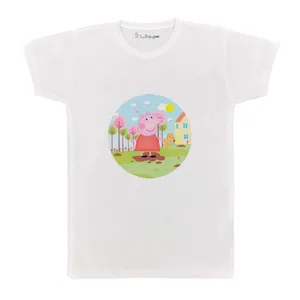 تی شرت بچگانه پرمانه طرح پپا پیگ کد pmt.4743