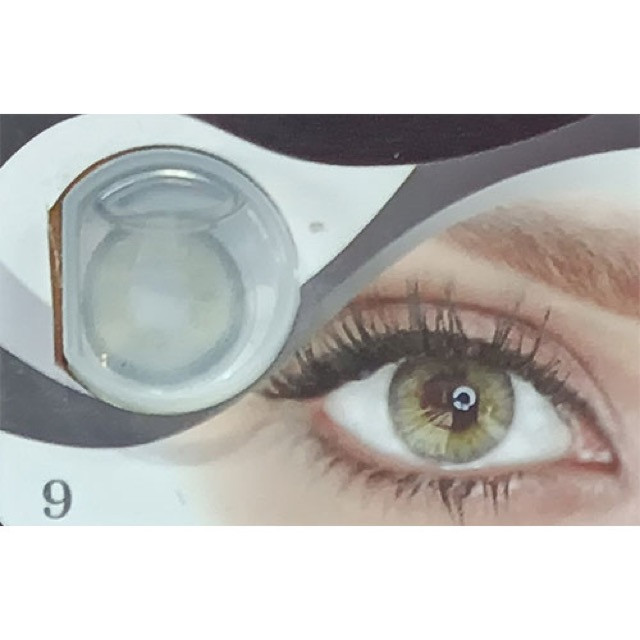 لنز چشم هرا شماره 9 کد RYA310 رنگ سبز خاکستری