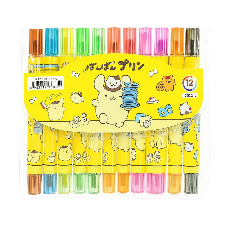 مداد شمعی 12 رنگ مدل 2011L