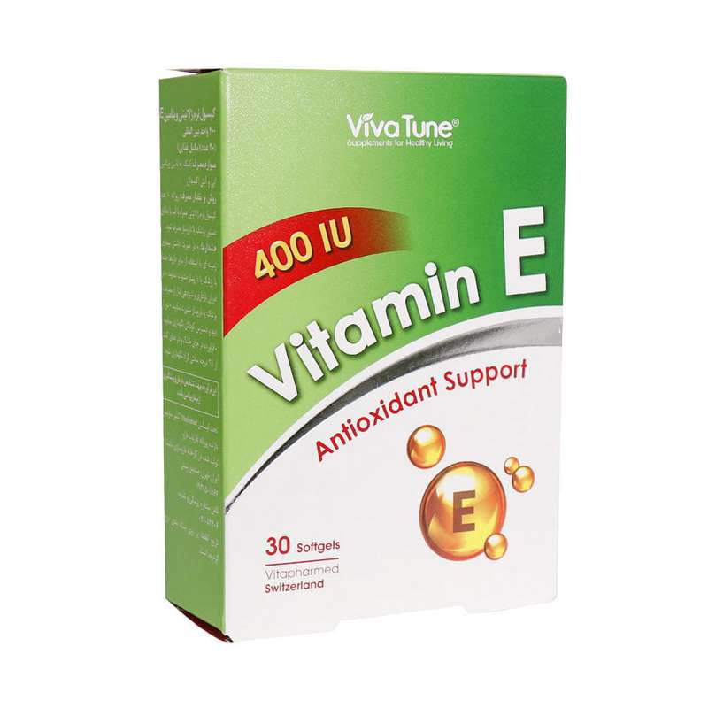 کپسول نرم ژلاتینی ویتامین E 400 واحد ویوا تیون بسته 30 عددی کپسول نرم ژلاتینی ویتامین E 400 واحد ویوا تیون بسته 30 عددی