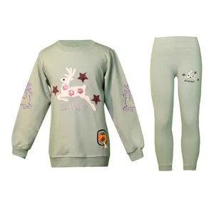 ست سویشرت و شلوار دخترانه مدل گوزن 16