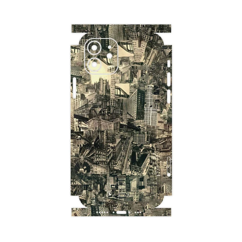 برچسب پوششی ماهوت مدل Collage of Skyscraper-FullSkin مناسب برای گوشی موبایل اپل iPhone 12