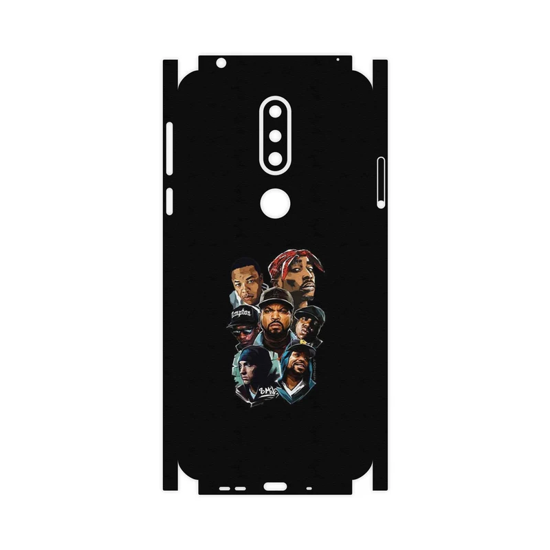 برچسب پوششی ماهوت مدل Great Rappers Digital Art-FullSkin مناسب برای گوشی موبایل نوکیا 7.1