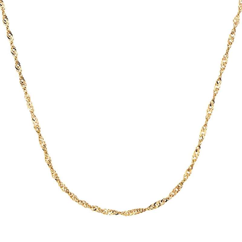 زنجیر طلا 18 عیار زنانه مدل فلامینگو زنجیر طلا 18 عیار زنانه مدل فلامینگو