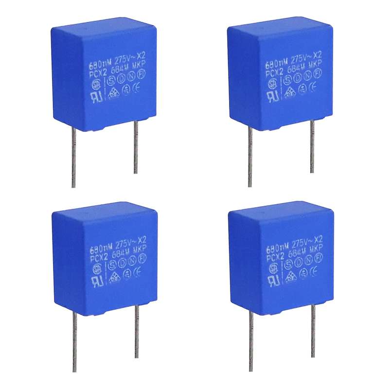 خازن 680 نانوفاراد مدل MKT-X2-275AC کد 14 بسته 4 عددی خازن 680 نانوفاراد مدل MKT-X2-275AC کد 14 بسته 4 عددی
