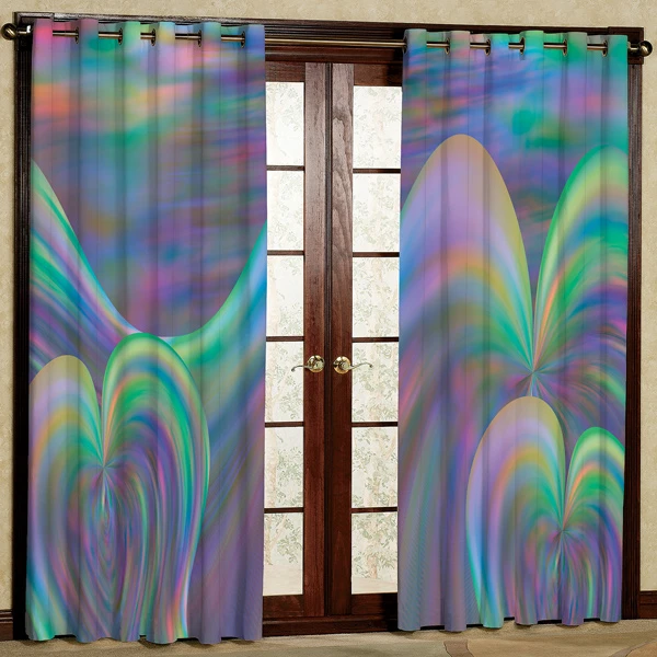 پرده مدل مخمل پانچی کد 6676 سایز 280x140 سانتی متر