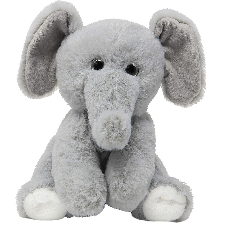 عروسک طرح فیل مدل Fluffuns Baby Elephant کد SZ12/960 ارتفاع 24 سانتی متر