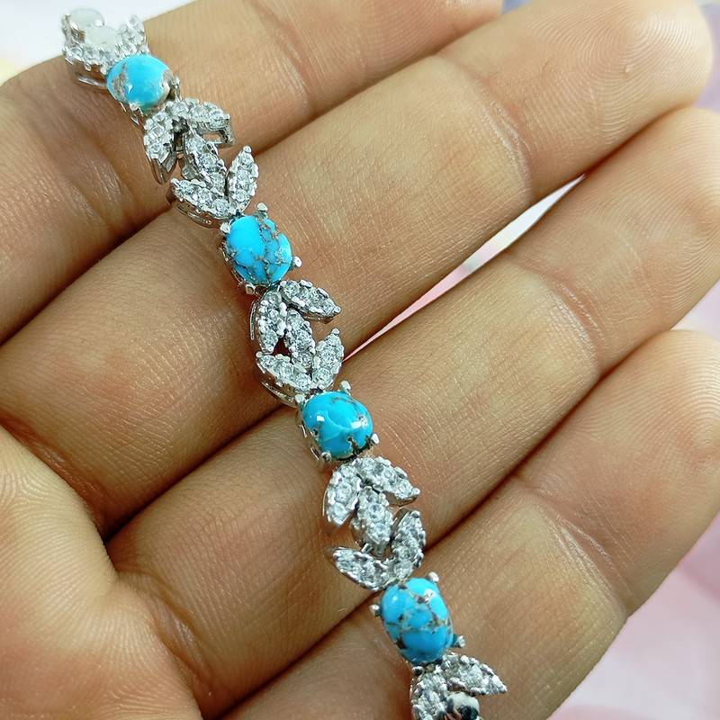 نیم ست نقره زنانه سلین کالا مدل فیروزه کد 136 نیم ست نقره زنانه سلین کالا مدل فیروزه کد 136