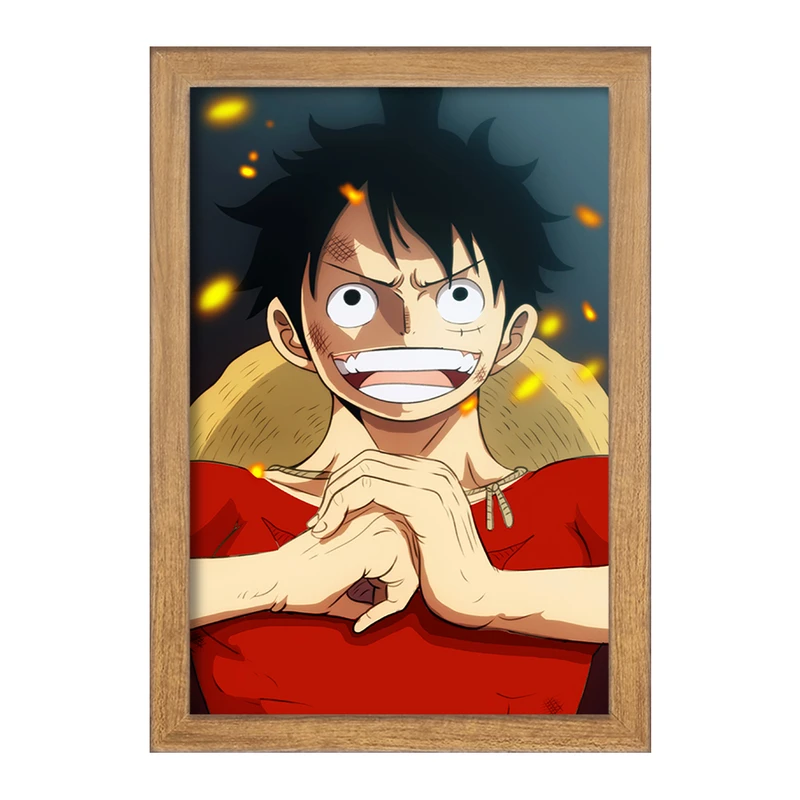 تابلو خندالو مدل لوفی انیمه وان پیس One Piece  کد 17293