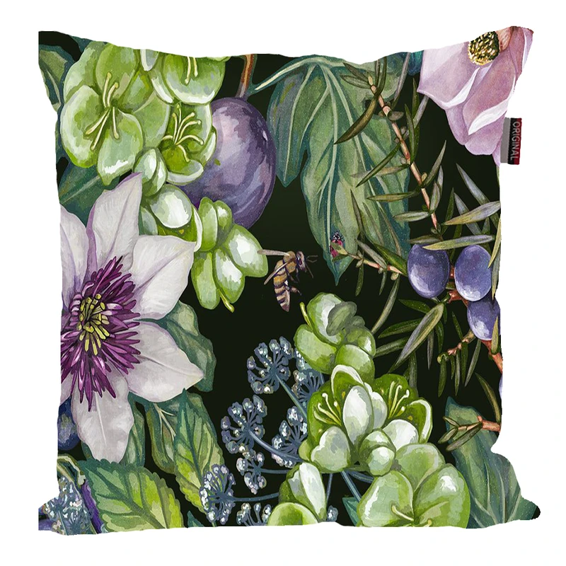 کوسن مدل گل و زنبور کد C62