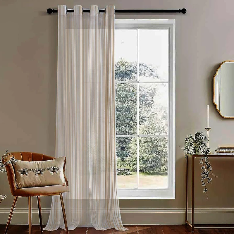 پرده پانچ تیکودکو مدل تور کادکا سایز 140*280 سانتیمتر