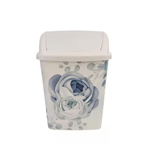 سطل زباله مدل بادبزنی کد 12 گنجایش 4 لیتر