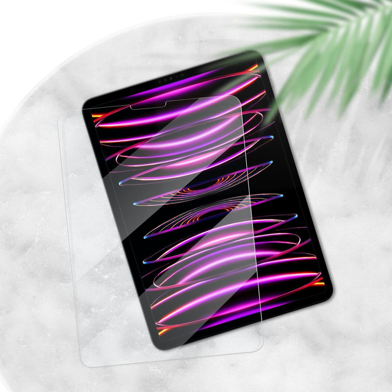 محافظ صفحه نمایش شفاف سامورایی مدل GlastR مناسب برای تبلت اپل iPad Pro 12.9 2022