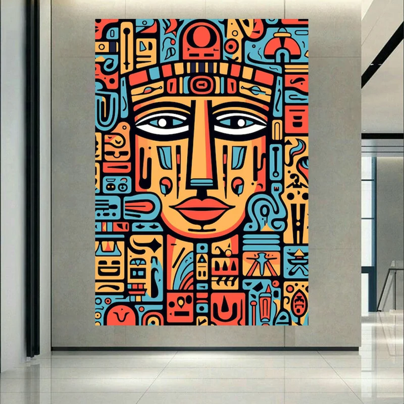  پوستر طرح مخمل مدرن مدل مصری کد AR303713