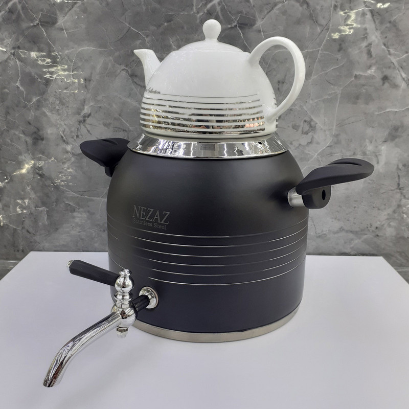 ست کتری و قوری نزاز مدل قالب ترک