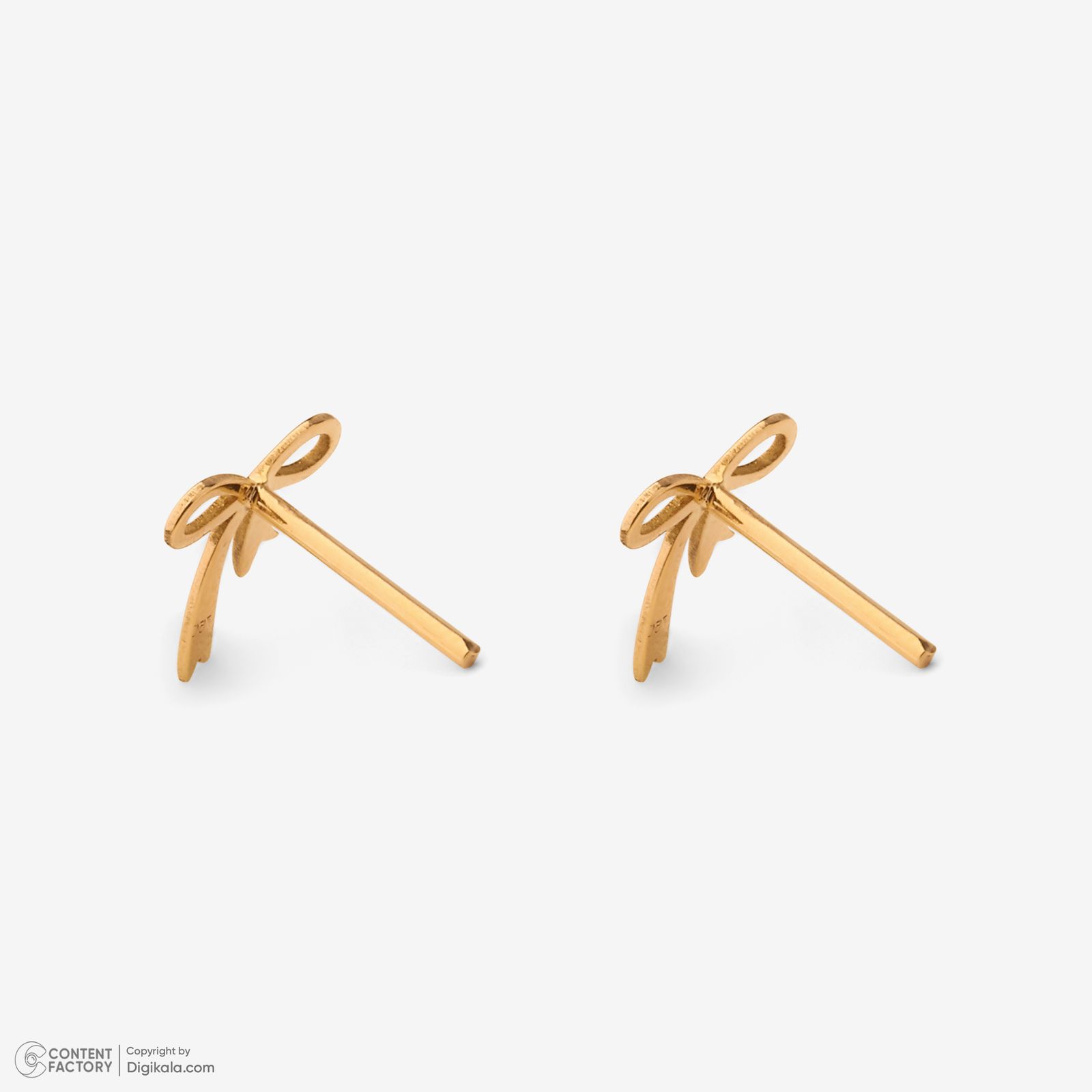 نیم ست طلا 18 عیار زنانه سایا گلد مدل پاپیون ns27 -  - 6