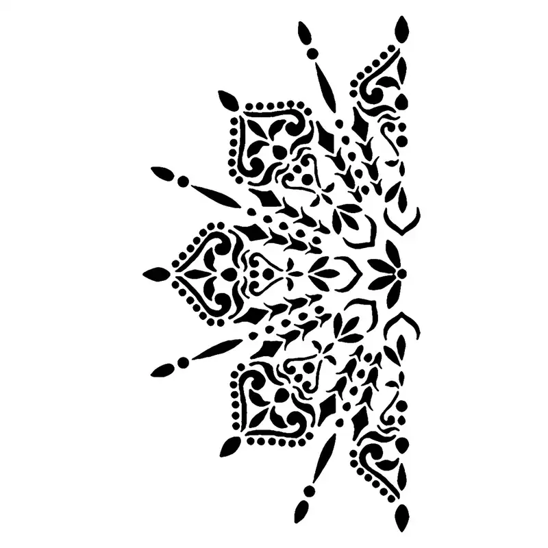 شابلون باتیس آرت طرح تذهیب کد 50-545