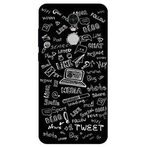 Megafone Social Media 1898 Cover For Xiaomi Redmi Note 4