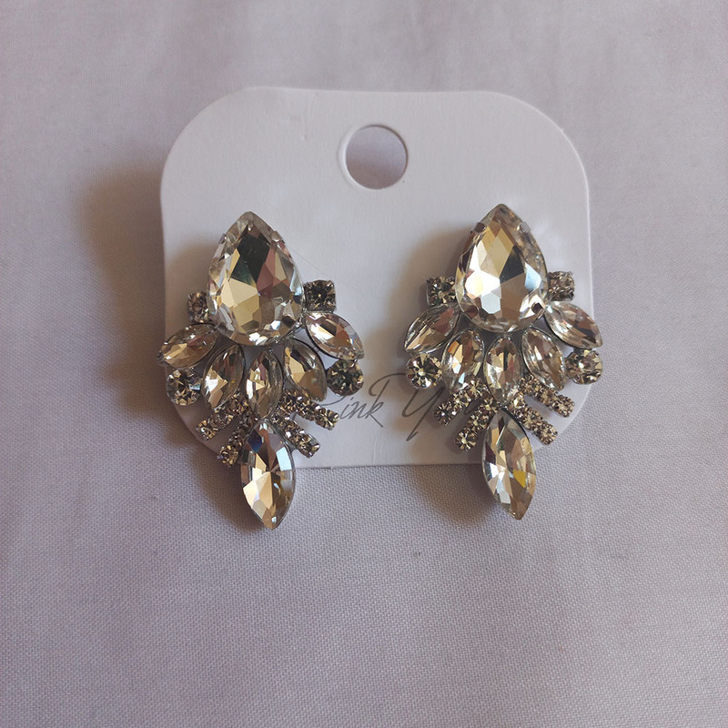 گوشواره زنانه مدل نگینی