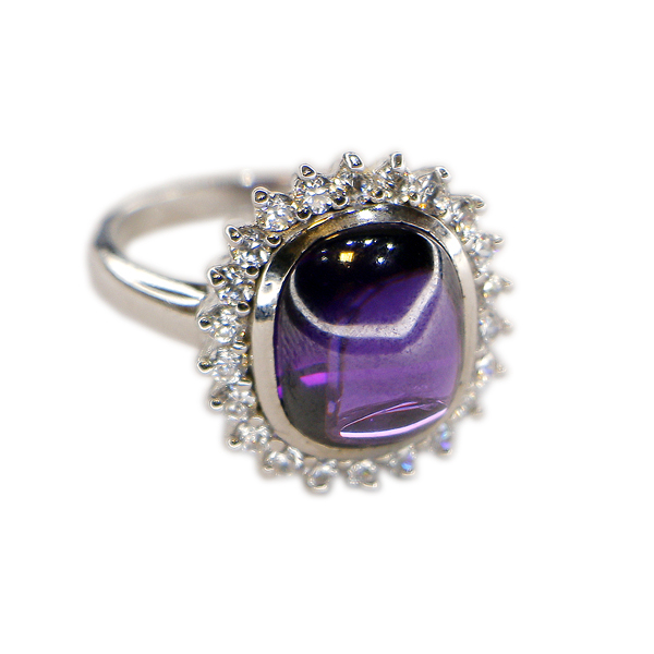 انگشتر نقره زنانه مدل سان لایت کد RS022a