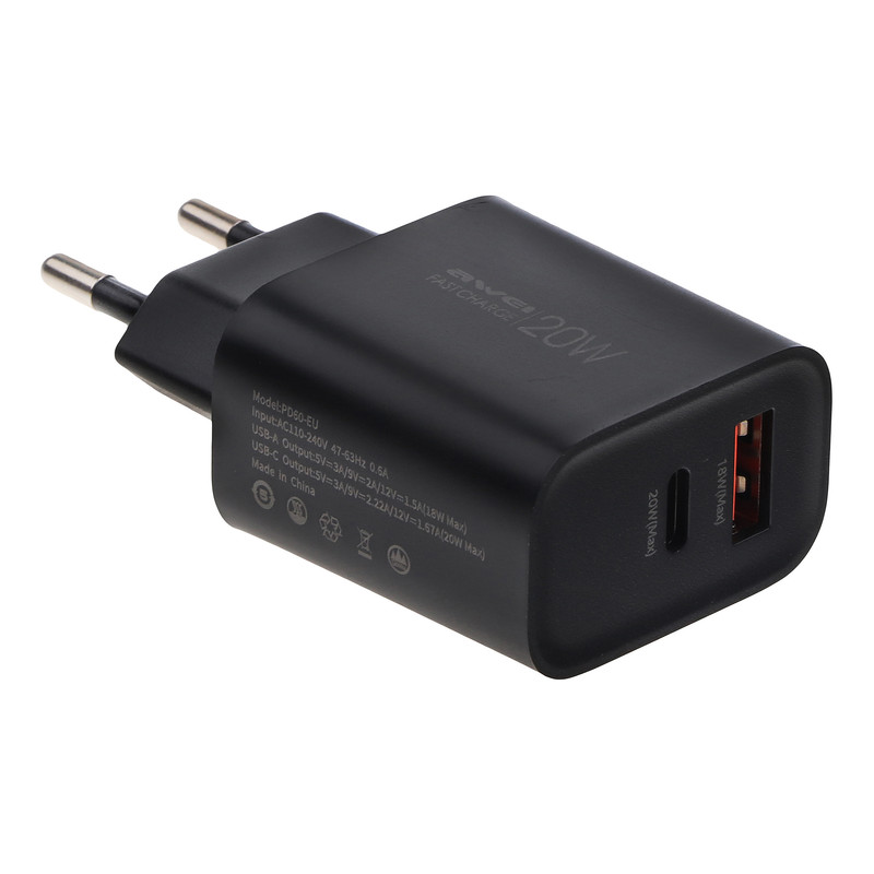 شارژر دیواری 20 وات اوی مدل PD60-EU