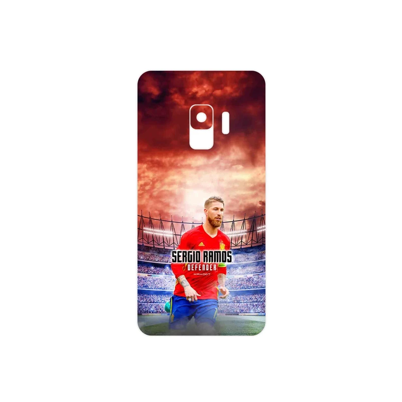 برچسب پوششی ماهوت مدل Sergio Ramos مناسب برای گوشی موبایل سامسونگ Galaxy S9