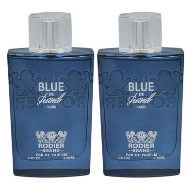ادو پرفیوم مردانه رودیر مدل Blue De Chanel با رایحه خنک حجم 100 میلی لیتر مجموعه دو عددی