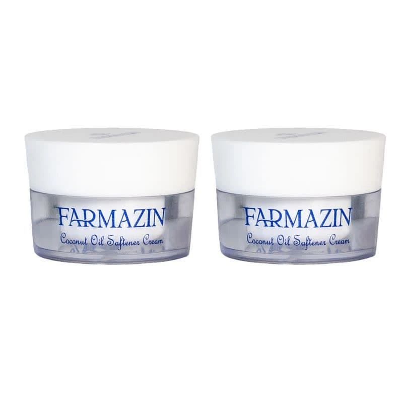 کرم نرم کننده دست و صورت فارمازین مدل روغن نارگیل مناسب برای پوست های خشک حجم 30 میلی لیتر مجموعه دو عددی