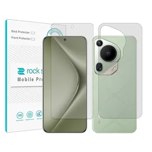 Rock space brand shockproof Hydrogel screen protector glass for Huawei Pura 70 Ultra along with the back protector
