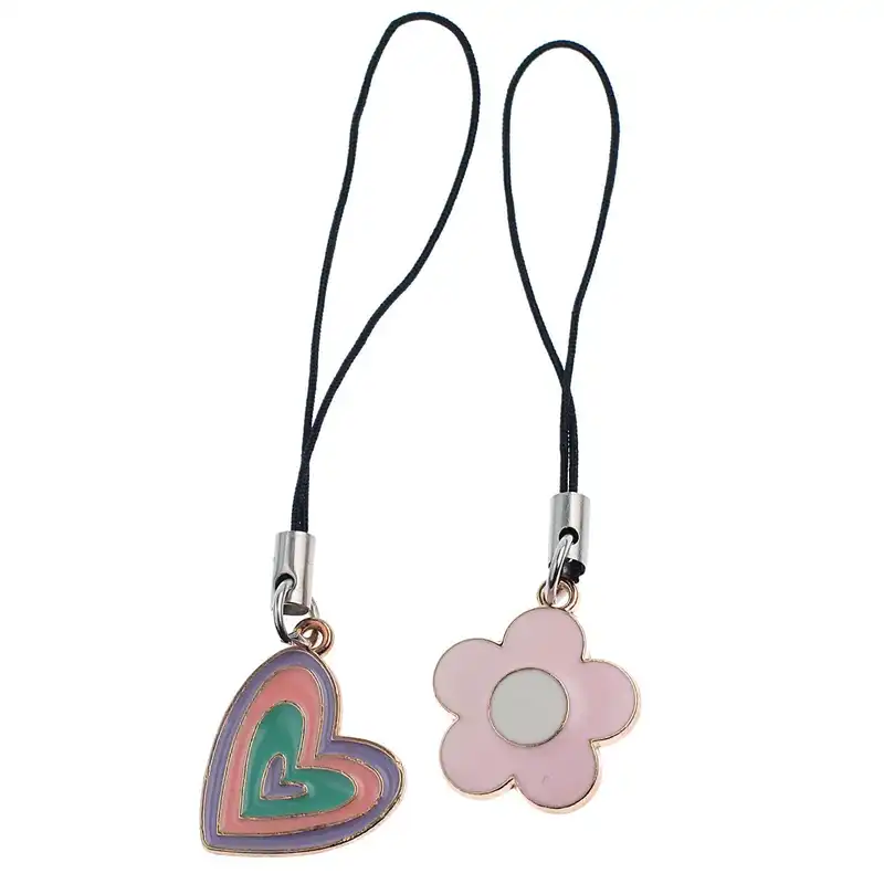 بند نگهدارنده فلش مموری مدل گل وقلب بسته 2 عددی