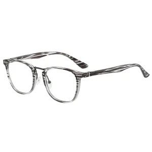 فریم عینک طبی ویفرر مدل TRZC807 C383-p81 Semi Transparent Zebra