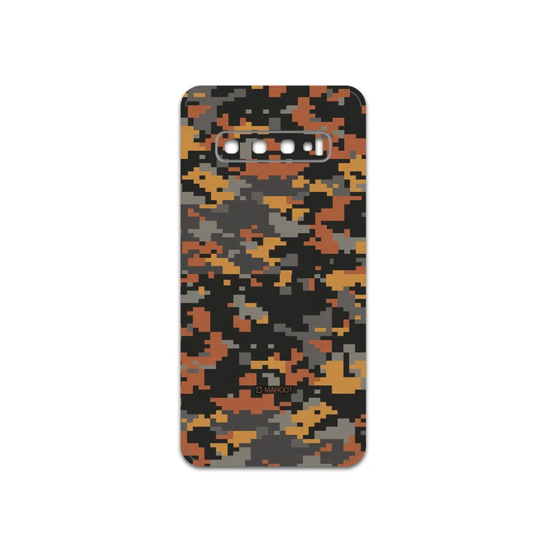 برچسب پوششی ماهوت مدل Army-Autumn-pixel مناسب برای گوشی موبایل سامسونگ Galaxy S10