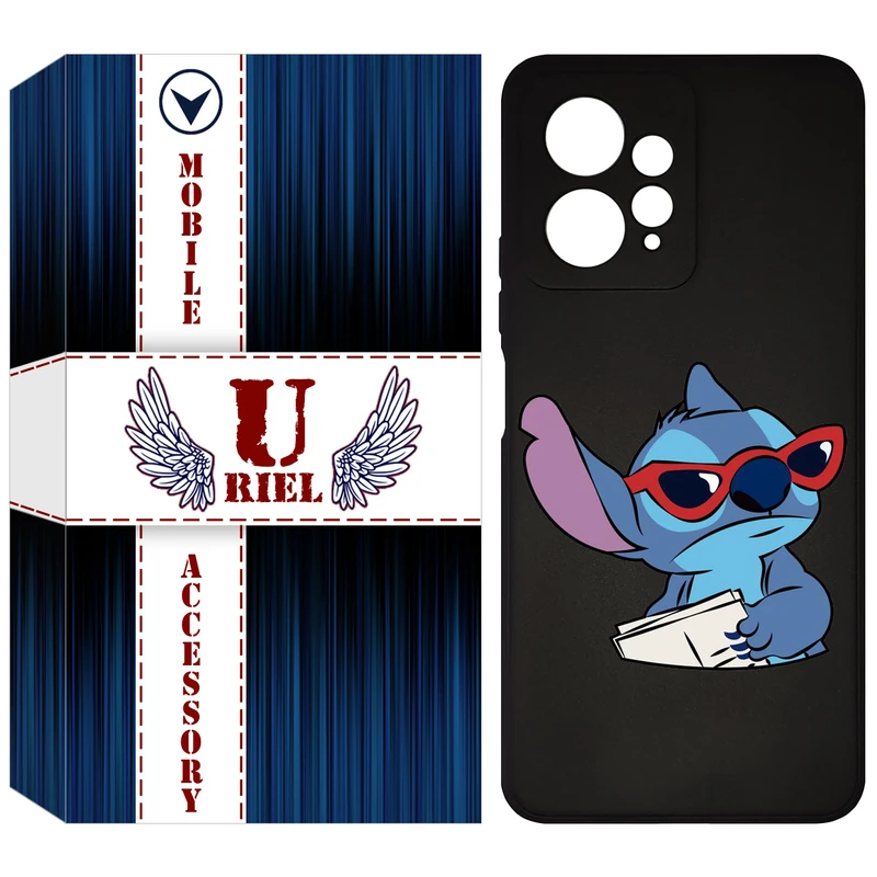 کاور یوریل قاب مدل KSH کد 69 طرح  استیچ مناسب برای گوشی موبایل شیائومی Redmi Note 12 4G