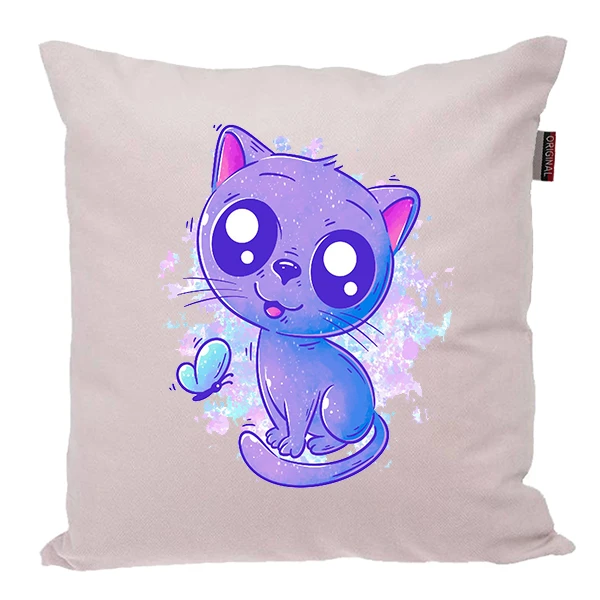 کوسن ناریکو مدل فانتزی طرح گربه کد 01194